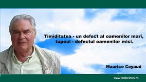 Tupeul si timiditatea