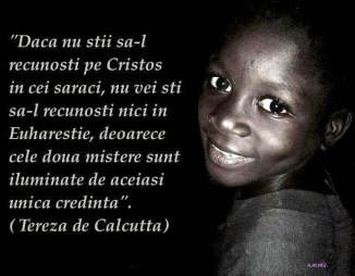 Sa-l recunoastem pe Cristos in cei saraci