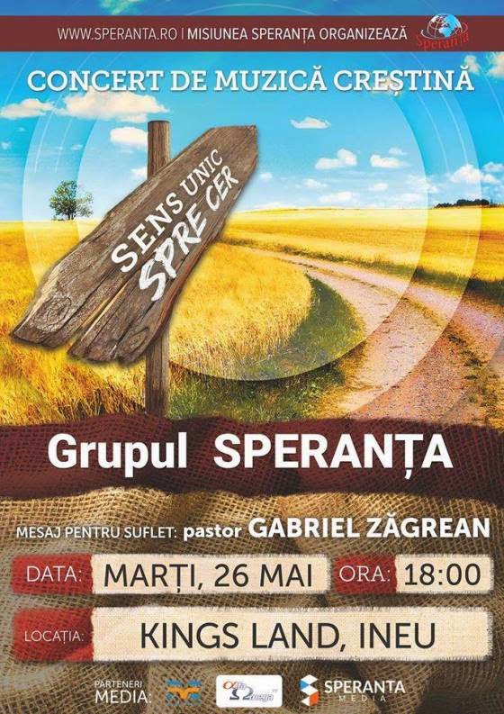 Grupul Speranta și Gabi Zegrean la Ineu