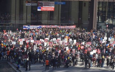 Protest in Chicago