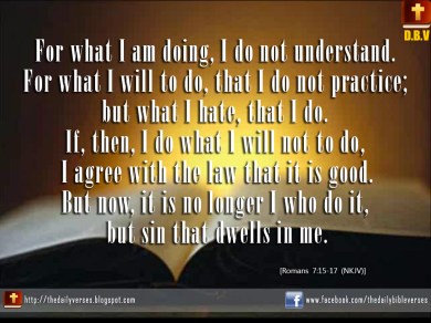 Romans 7.15-17